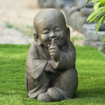 Hi-Line Gift Ltd. Praying Lucky Japanese Jizo Statue